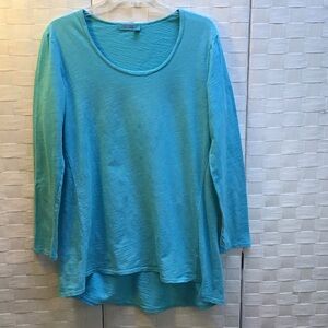 Fresh Produce Turquoise Long Sleeve Top